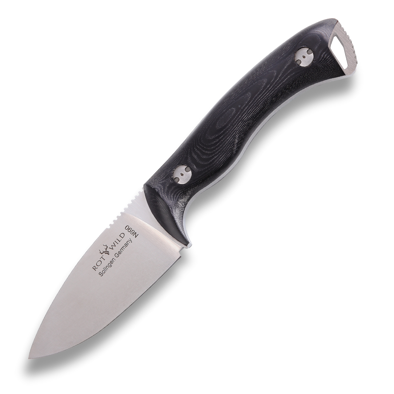 Hunting knife "Milan" micarta black
