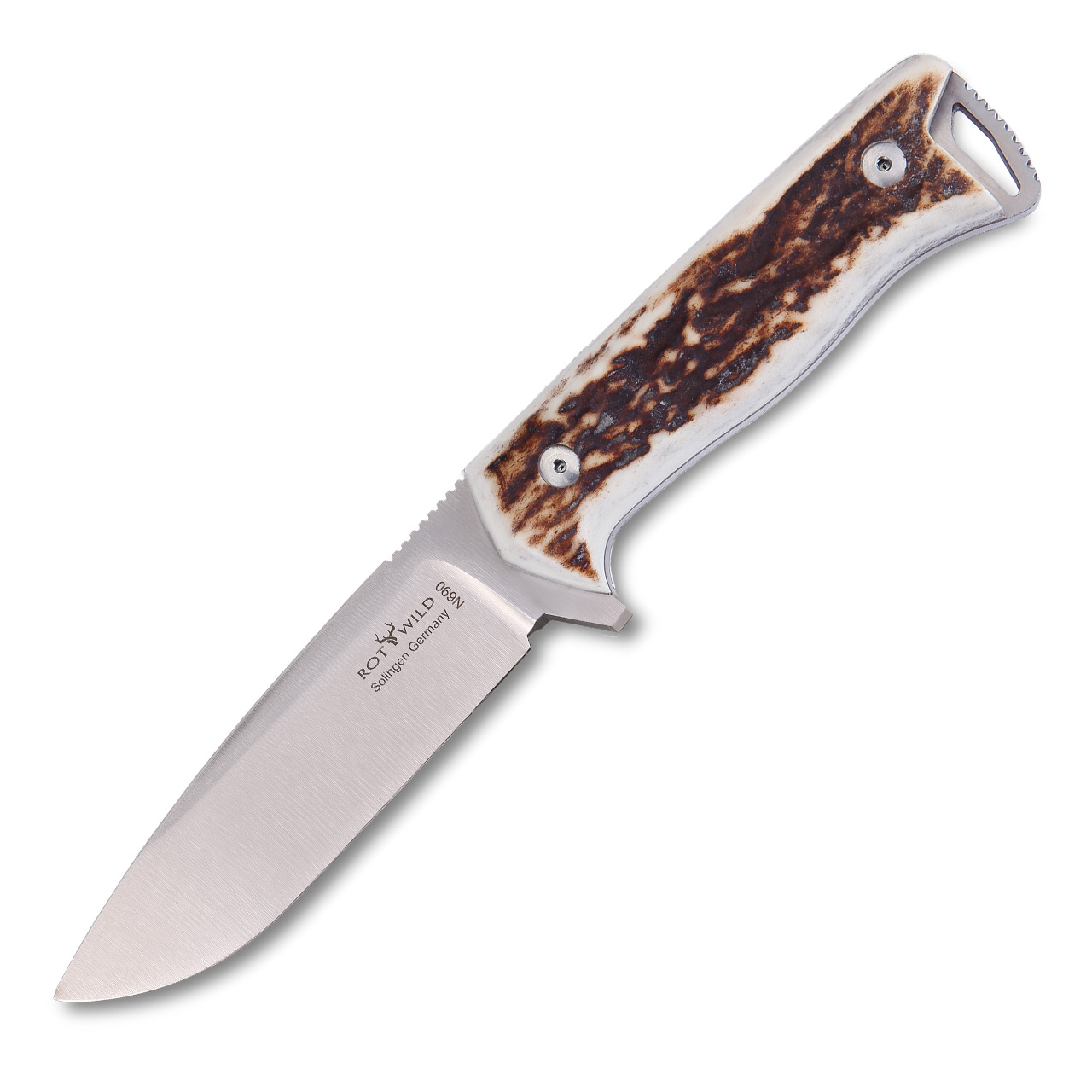 rotwild-falke-hh ROTWILD "Falke" Hirschhorn – Jagdmesser aus Solingen
