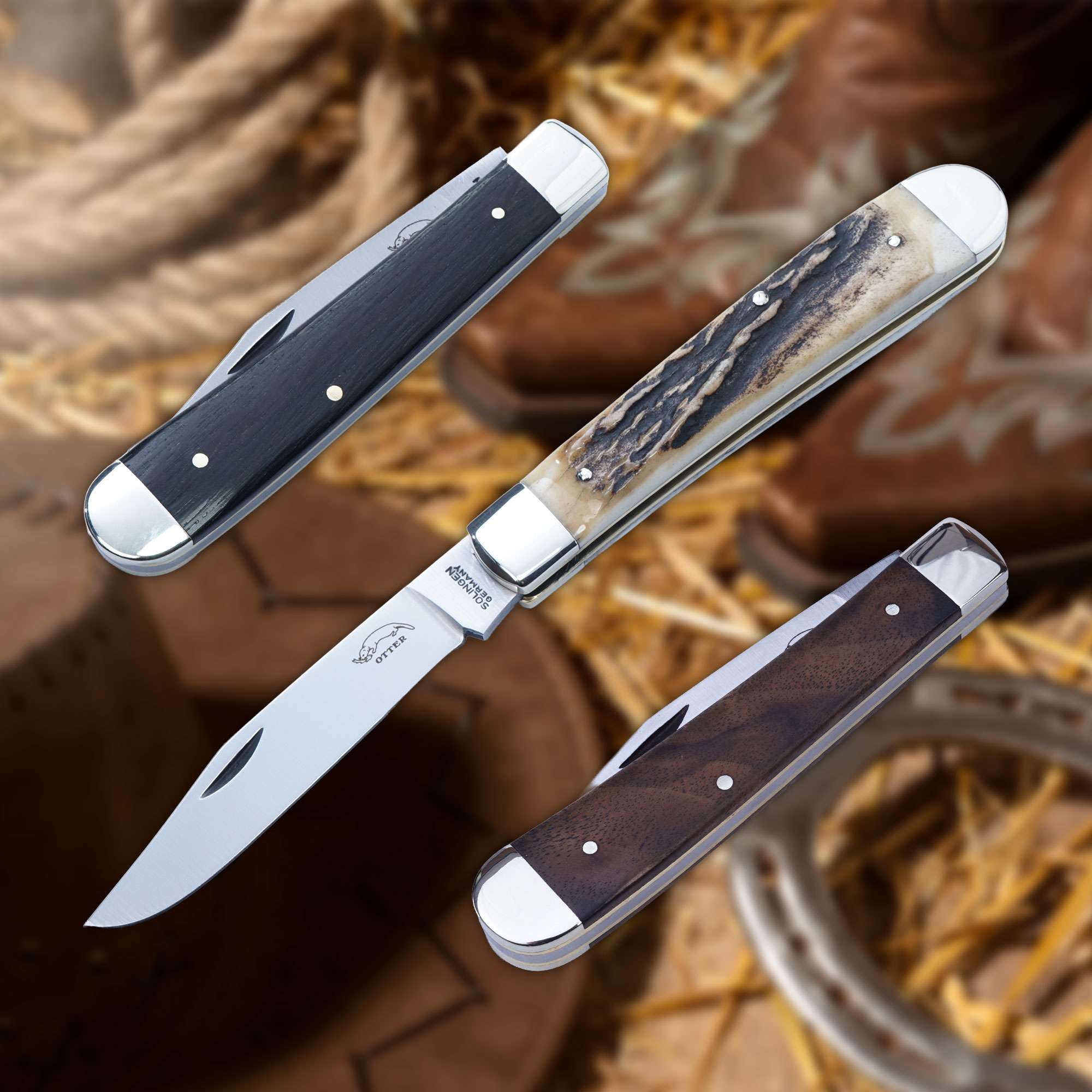 OTTER "Trapper Slim" Hirschhorn*