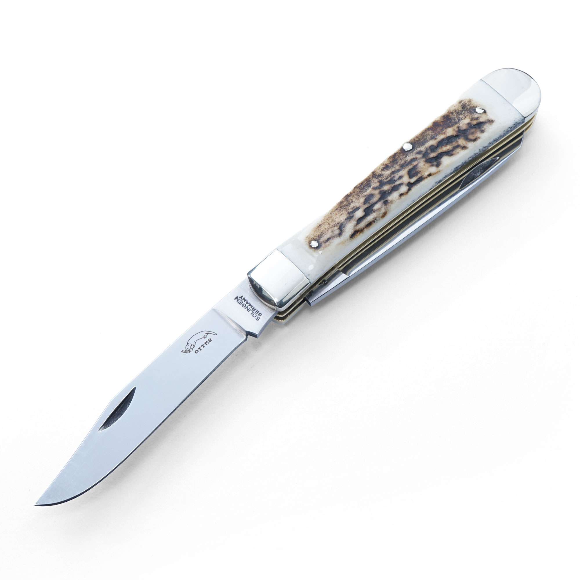 OTTER "Trapper" Stag OTTER "Trapper" Hirschhorn – Taschenmesser aus Solingen – Ansicht 3