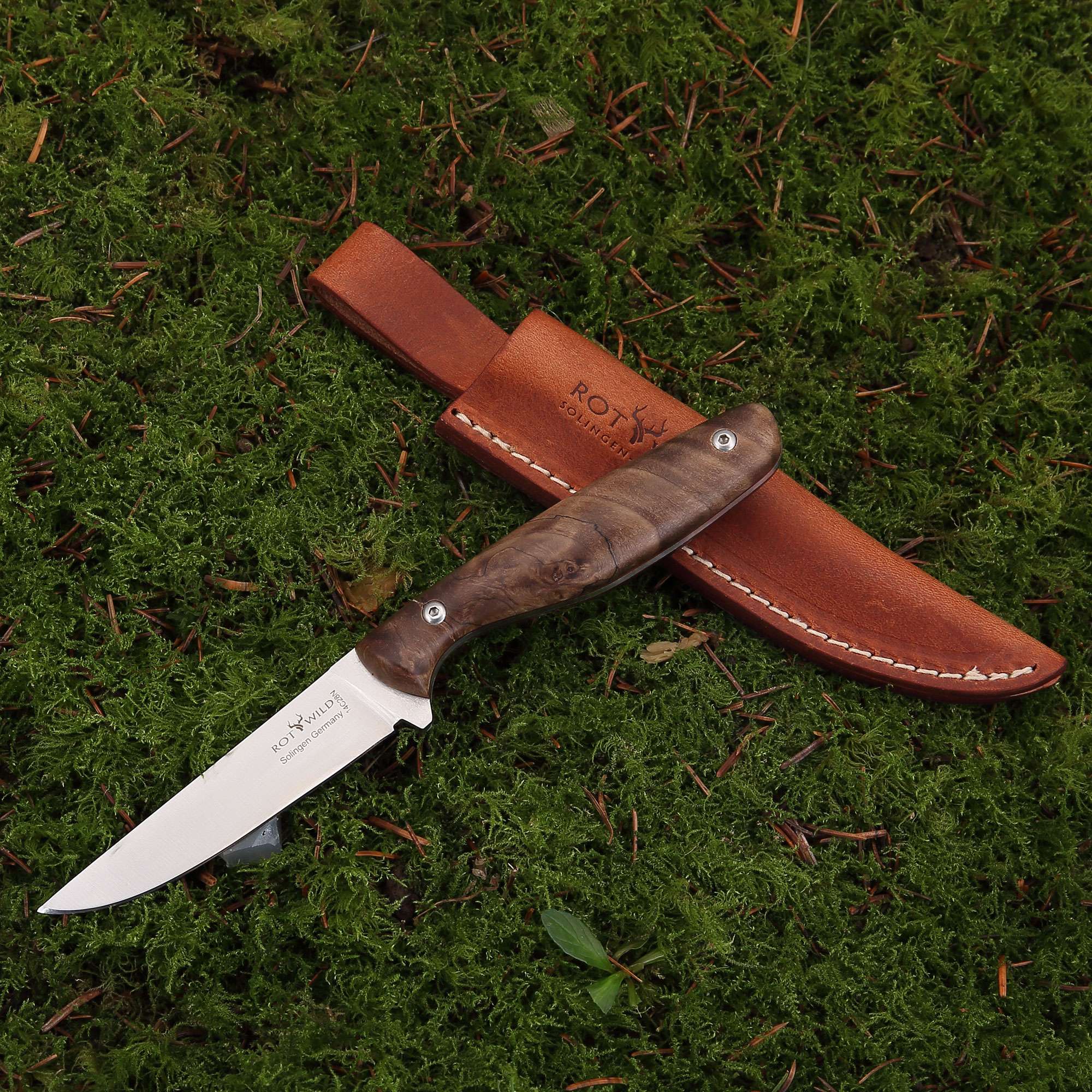 Leather sheath RWF 04 ROTWILD Lederscheide RWF 05