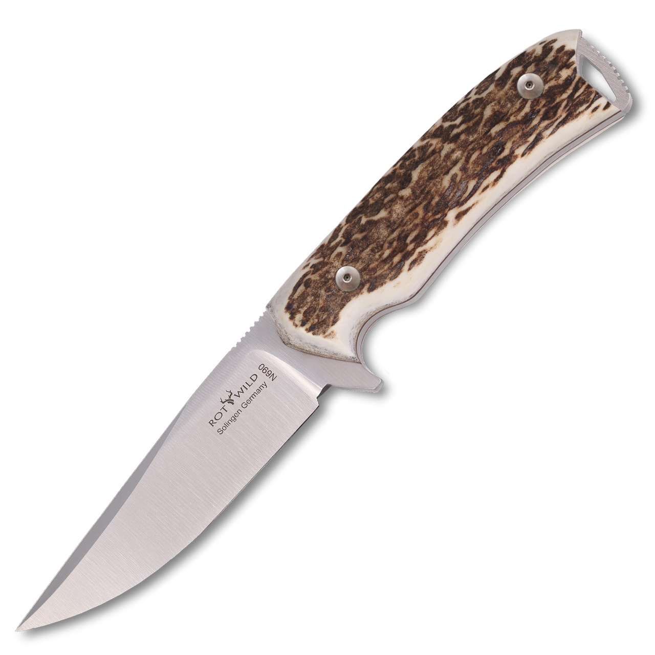 ROTWILD "Habicht" Hirschhorn* ROTWILD "Habicht" Hirschhorn – Jagdmesser aus Solingen