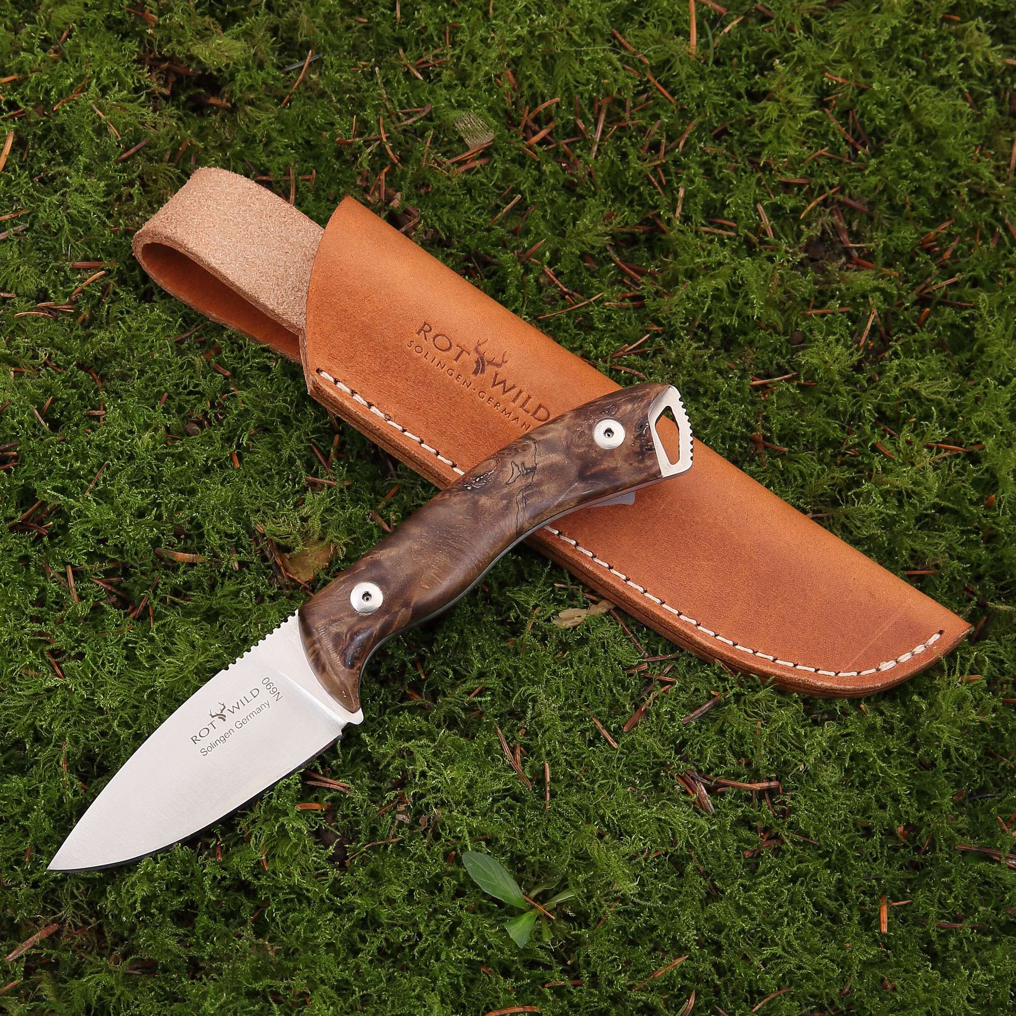 Leather sheath RWF 04 ROTWILD Lederscheide RWF 04