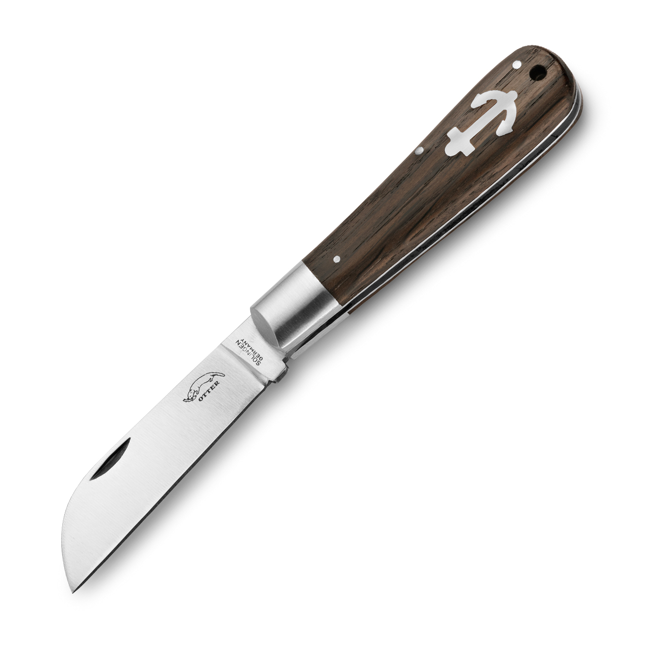 171-mL-Ankermesser-klein-Raeuchereiche-1 OTTER Ankermesser Räuchereiche klein – Taschenmesser aus Solingen