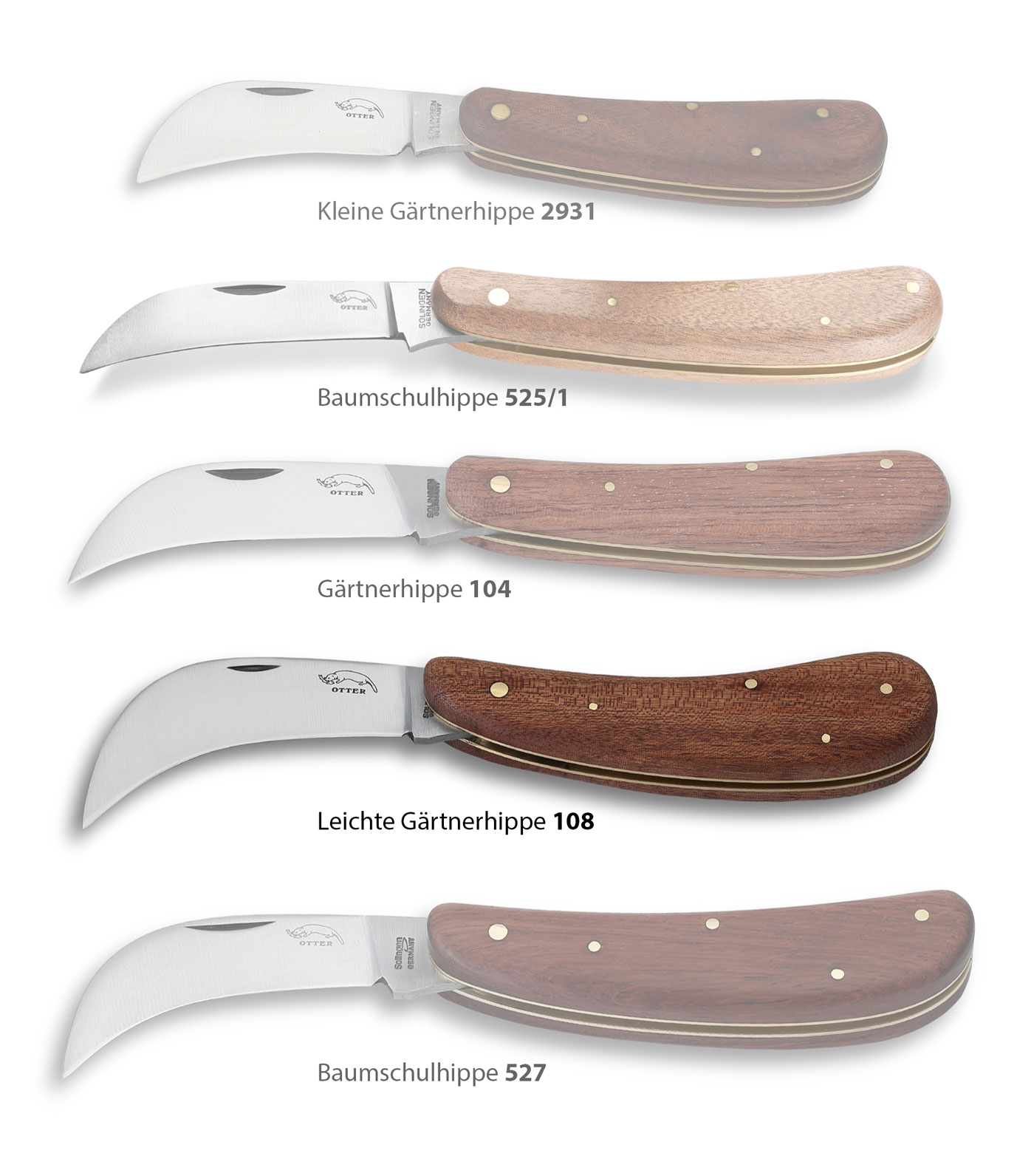 OTTER Budding knife for left-handers 108