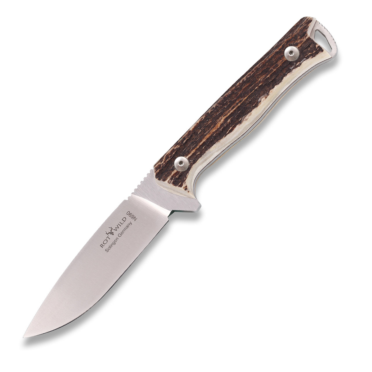ROTWILD "Sperber" Hirschhorn* ROTWILD "Sperber" Hirschhorn – Jagdmesser aus Solingen