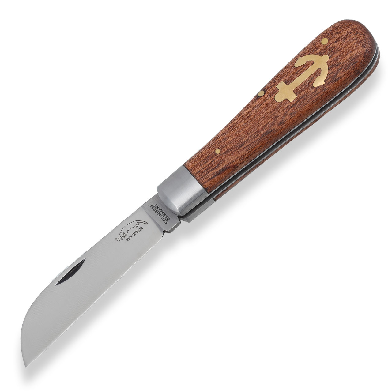 anker-2 OTTER Ankermesser Sapeli groß – Taschenmesser aus Solingen