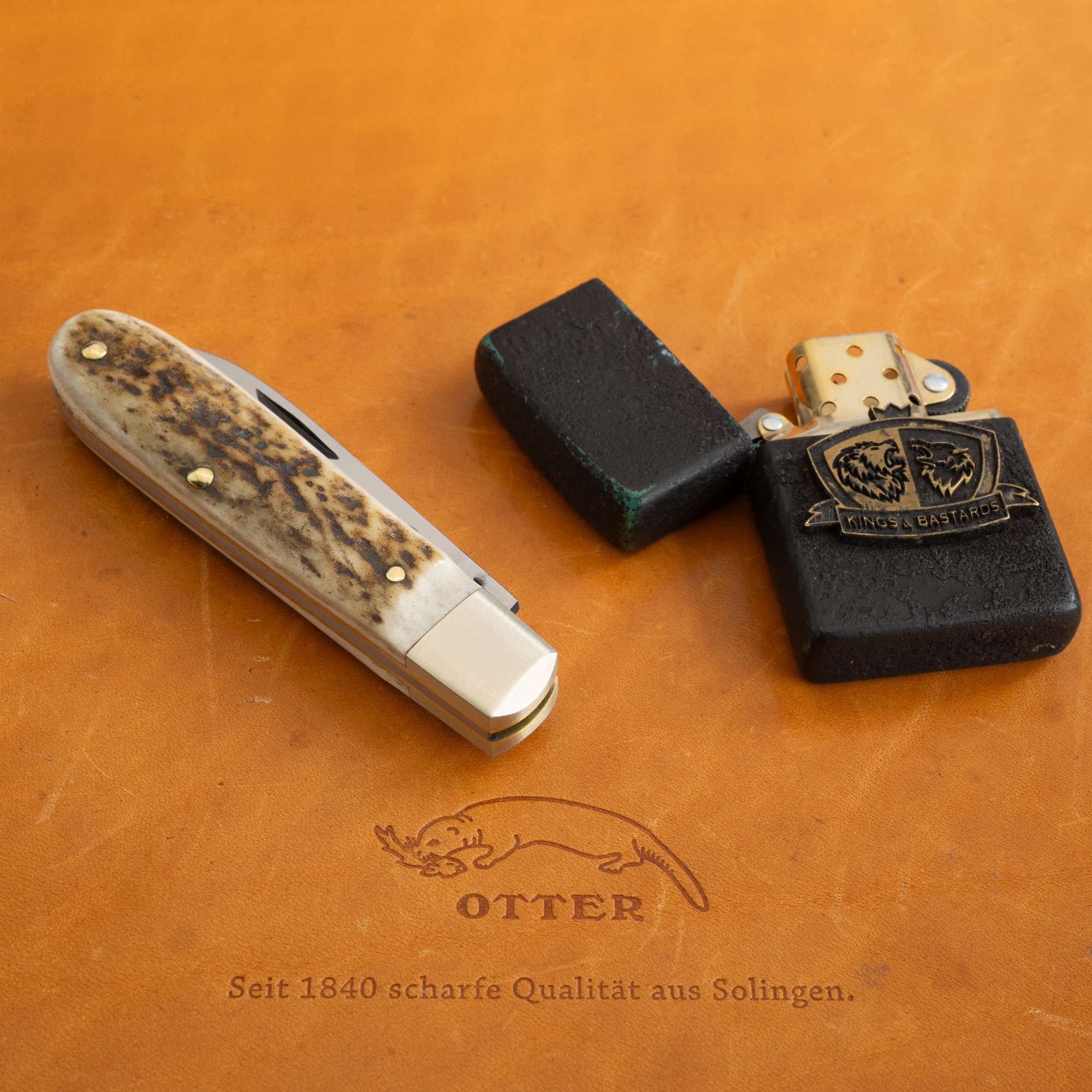 OTTER Pocket knife 166 buckhorn OTTER 166 "Hirschhorn" – Taschenmesser aus Solingen – Ansicht 3
