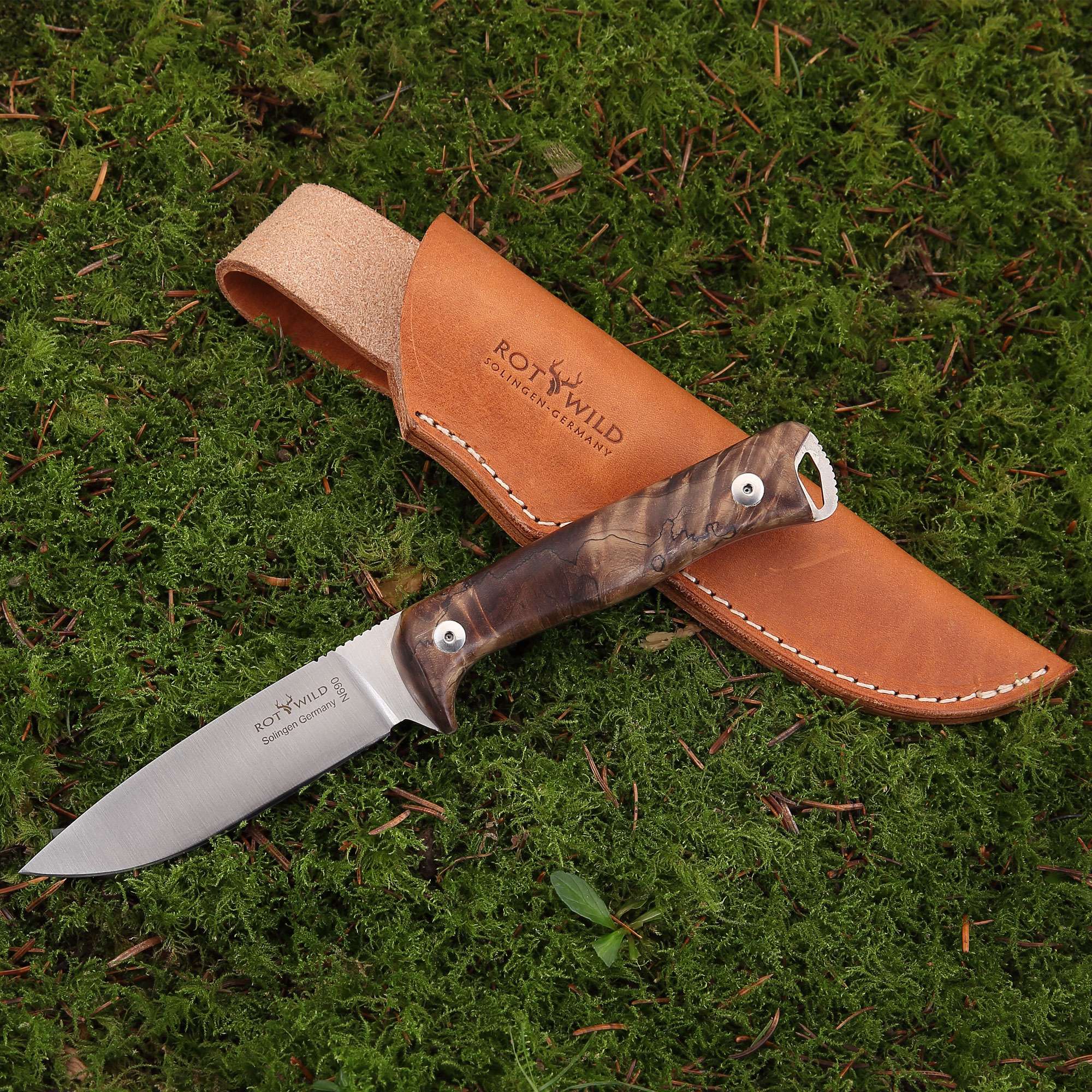 Leather sheath RWF 03 ROTWILD Lederscheide RWF 03