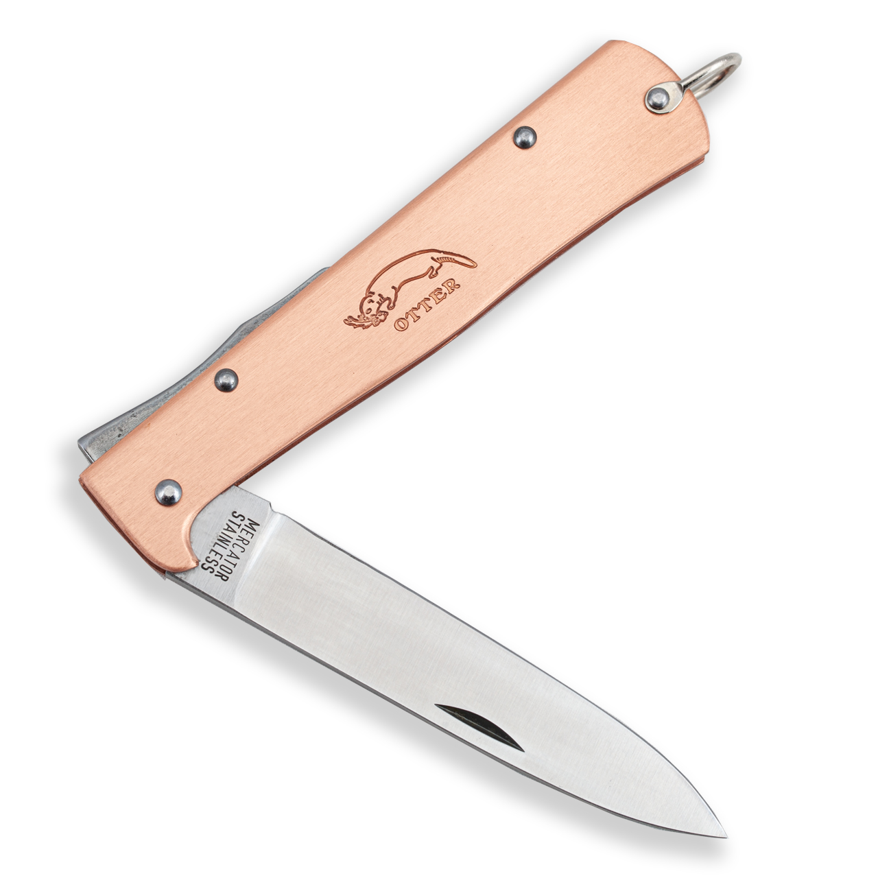 MERCATOR copper, without leather strap, Carbon steel C75