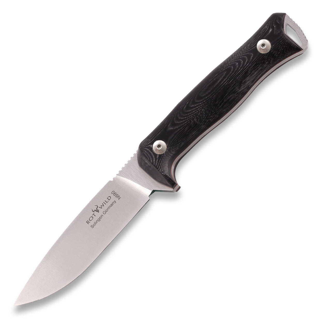 ROTWILD "Sperber" Micarta schwarz ROTWILD "Sperber" Micarta schwarz
