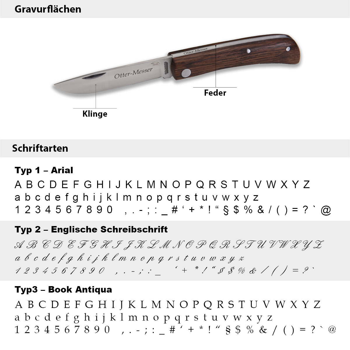 Gravurerkl-rung MERCATOR Messing – mit persönlicher Gravur – Taschenmesser aus Solingen – Ansicht 2