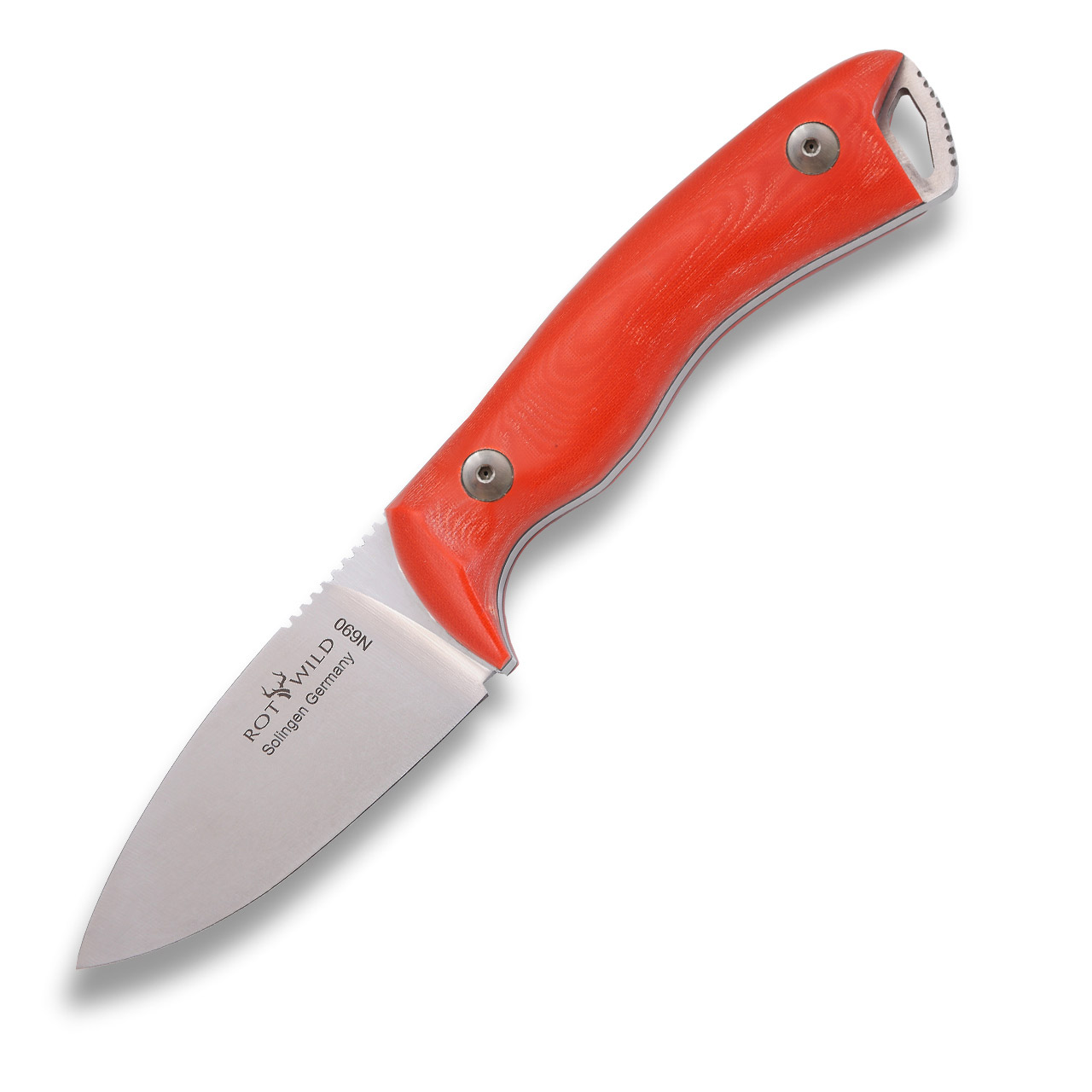 ROTWILD "Milan" Micarta orange ROTWILD "Milan" Micarta orange – Jagdmesser aus Solingen